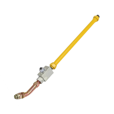 Snel verbinden graafmachine arm ijzeren buis assemblage globe klep accessoires