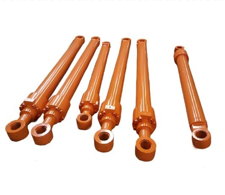 Dubbele / enkelwerkende hydraulische oliecilinder voor Hitachi graafmachine arm boom emmer