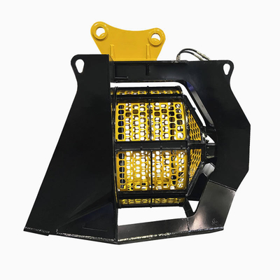 0.46 - 1.2 M3 capaciteit Graafmachine Sieve Bucket Hydraulische draaiende scherm emmer