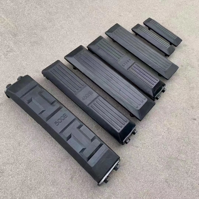 Duurzaam bewegende type Crawler Chain Rubber Track Pad Excavator Onderstelonderdelen