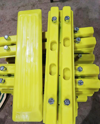 Duurzaam bewegende type Crawler Chain Rubber Track Pad Excavator Onderstelonderdelen