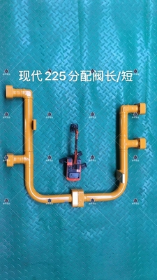 Hyundai R225 Graafmachine Hydraulische ijzeren oliepijp Middelarm ijzeren olieinlaatpijp Stofvrij