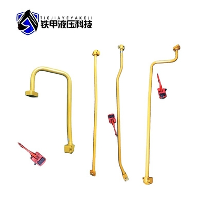 PC200-8MO Hydraulisch systeem distributeur Bucket Pipe en Return Pipe voor graafmachine Iron Pipe