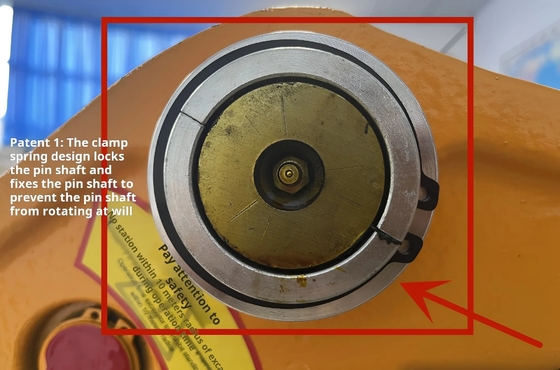 Niet-krakende gietgraafinstallaties Snelle verbindingspin Diameter 50 - 80 mm