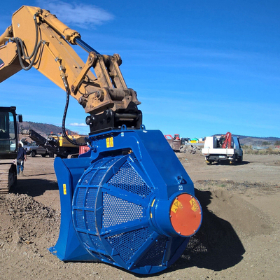 Op maat gemaakte 5 - 40 ton graafmachine-screening emmer voor zand met draaiende functie